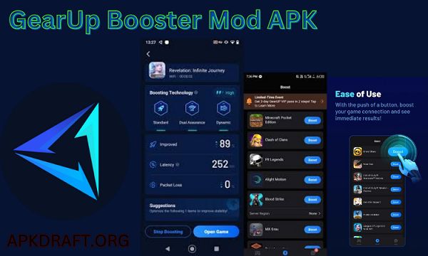 GearUp Booster Mod APK 2026 [Updated Today] v55 Free Download