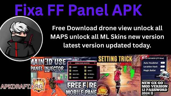 Fixa FF Panel APK 2026 [Updated Today] V12.0 Free Download
