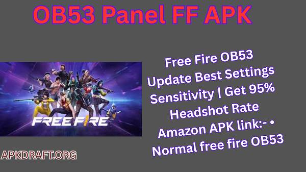 OB53 Panel FF APK 2026 [Updated Today] v59 Free Download