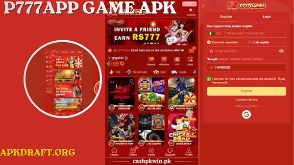 P777 Game APK 2026 [Latest Earning App] V33 5k Signup Bonus