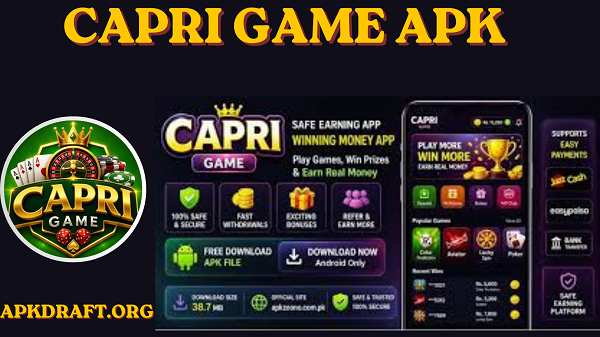 Capri Game APK 2026 [Tranding App Pakistan] v33 Free 6K Signup Bonus