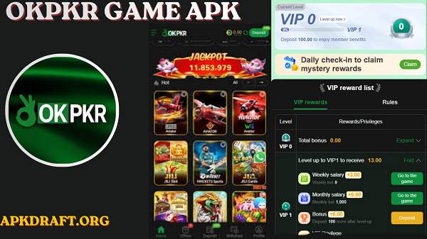OKPKR Game APK 2026 [Latest 3Patti Pakistani] V33 4K Signup Bonus