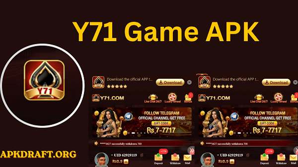Y71 Game APK 2026 [New Tranding App] v44 Real Earning App Free